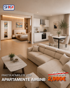 Paketa Komplete për Apartamente Airbnb