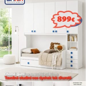 Dhome Gjumi per femije white